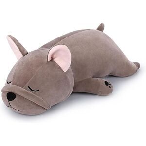 19'' Auspicious Beginning Giant Sleeping French Bulldog Dog Plush Stuffed Animal